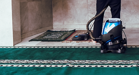 يسعى المشروع إلى تقديم خدمات الصيانة مما يعين المصلين على أداء الصلاة بخشوع وطمأنينة، ساهم بإحسانك، قال رسول الله -ﷺ-: "كل امرئ في ظل صدقته يوم القيامة".